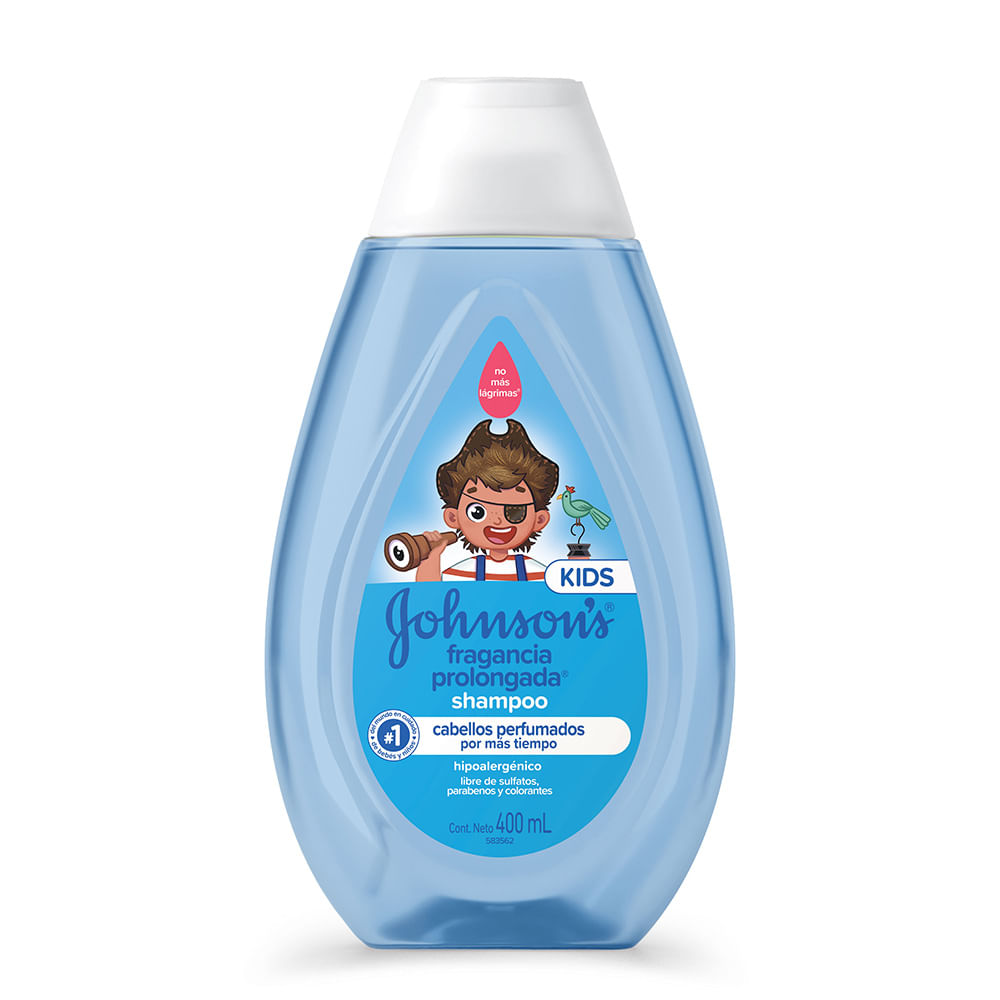 Shampoo Para Niños Johnson'S Fragancia Prolongada X 400 Ml