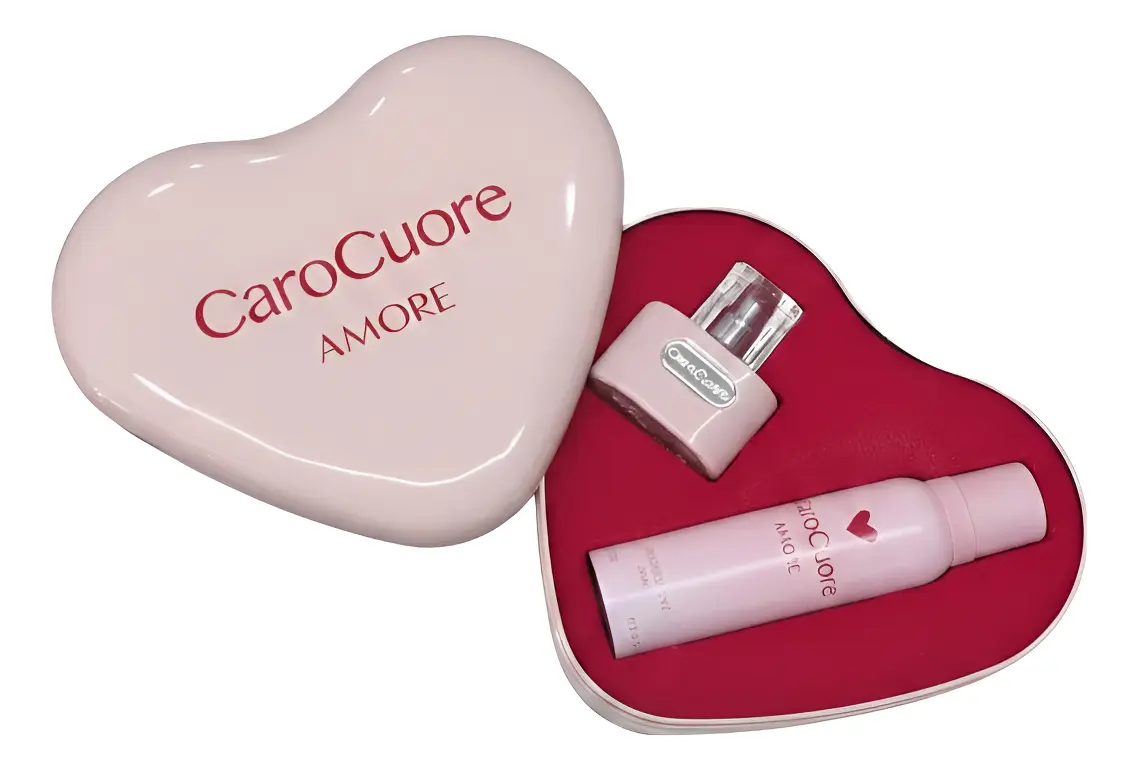 Caro Cuore Cofre Amore Perfume Edt X60Ml + Deo