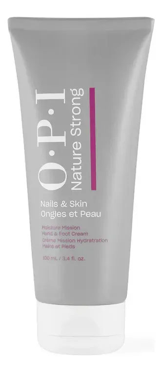 Opi Skincare Nature Strong Moisture Misson Hand & Foot Crema 100Ml