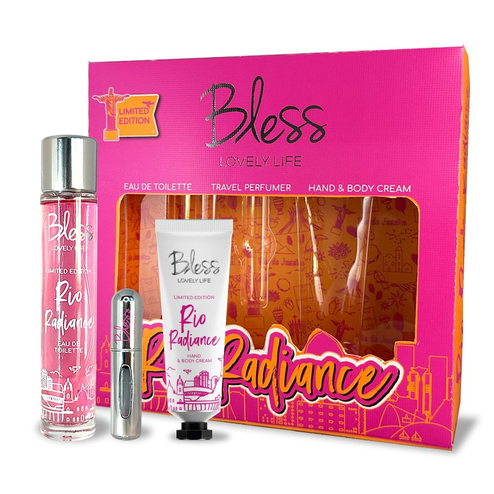 Bless Box Rio Radiance (Edt + Perfumero + Crema Corporal)