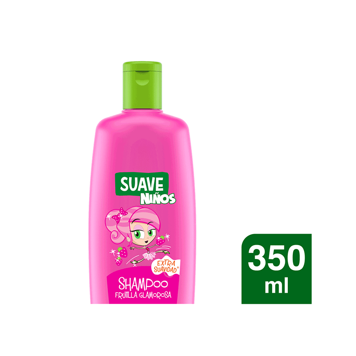 Shampoo Suave Kids Frutilla Glamorosa X 350 Ml