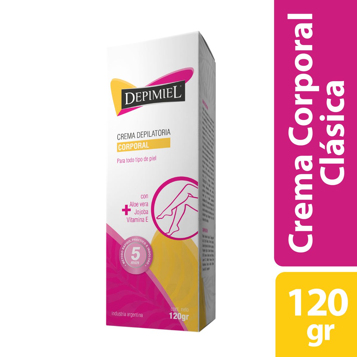 Depimiel Crema Depilatoria Para El Cuerpo Clasica X 120Gr