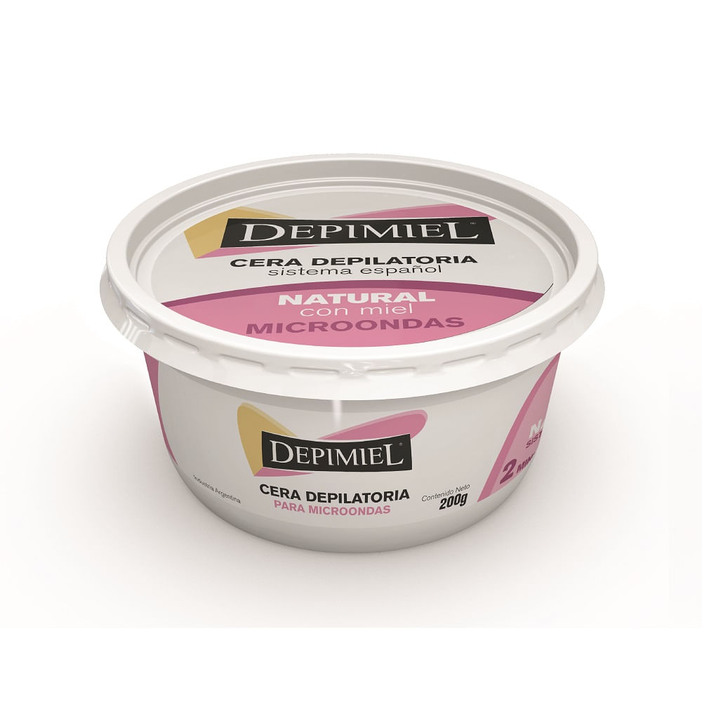 Depimiel Cera Depilatoria Natural Para Microondas X 200 G