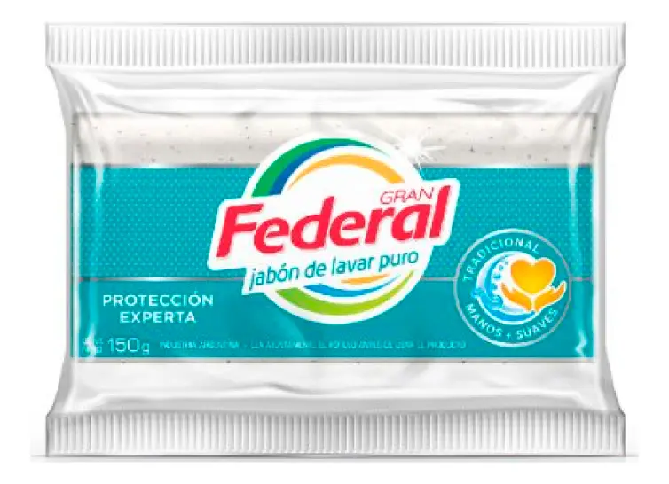 Gran Federal Jabon Para Lavar Ropa Tradicional Bio 1X150 Grs