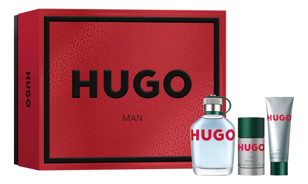 Set De Hombre Perfume Hugo Boss Hugo Man