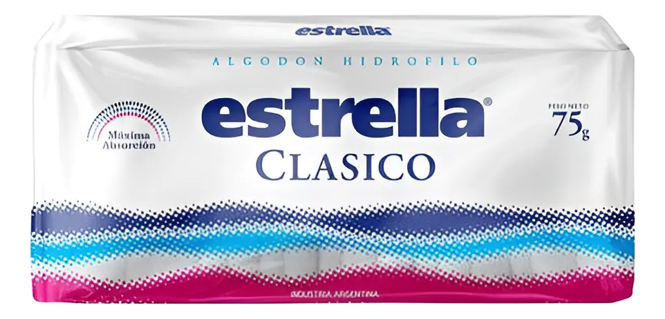 Algodón Estrella Clásico X 75 Gramos