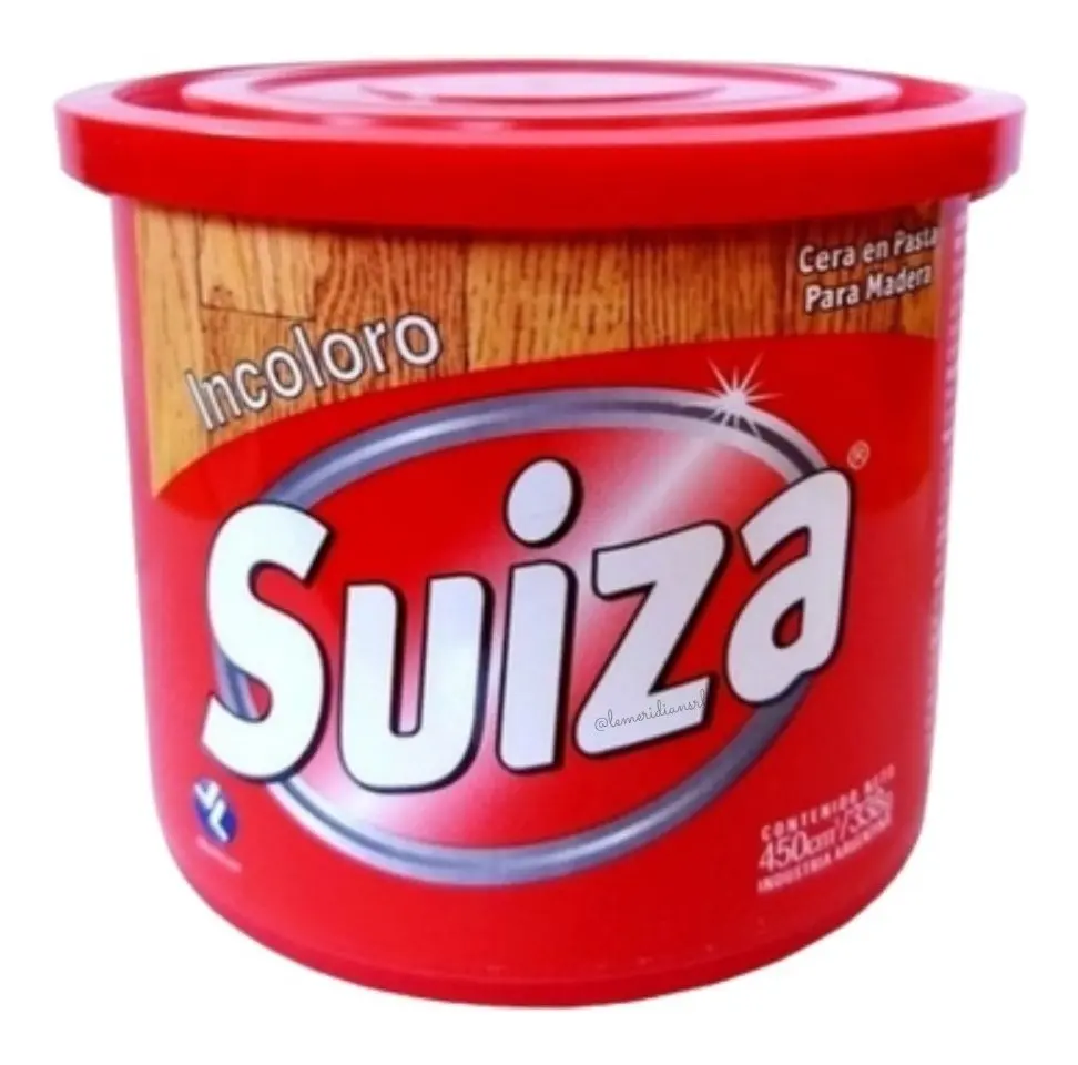 Suiza Cera Pasta Natural 450 Cc.