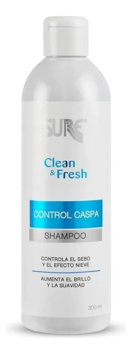 Shampoo Clean & Fresh Control Caspa Sure 300 Ml