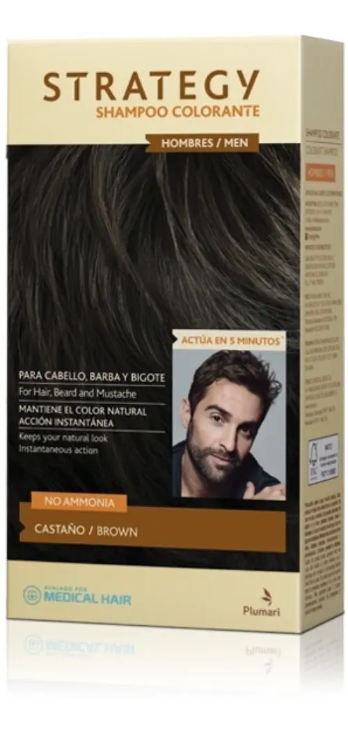 Strategy Shampoo Colorante Cabello Y Barba