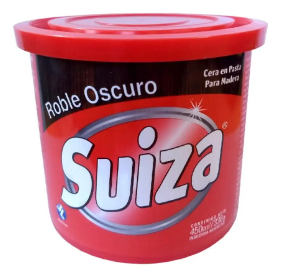 Suiza Cera Pasta Roble Oscuro 450 Cc