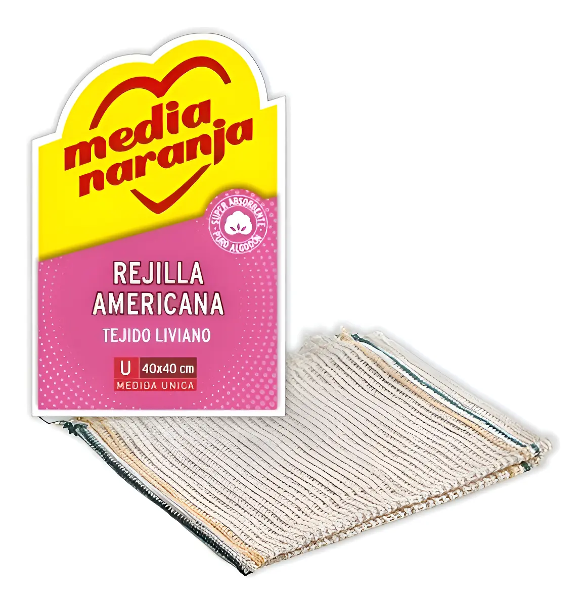 Media Naranja Rejilla Americana
