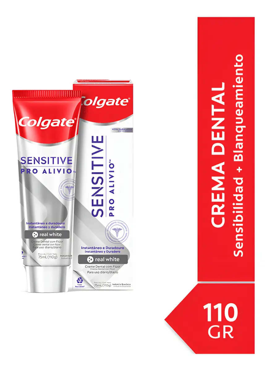 Colgate Crema Dental Sensitive Pro Alivio+Blanqueador 110Grs