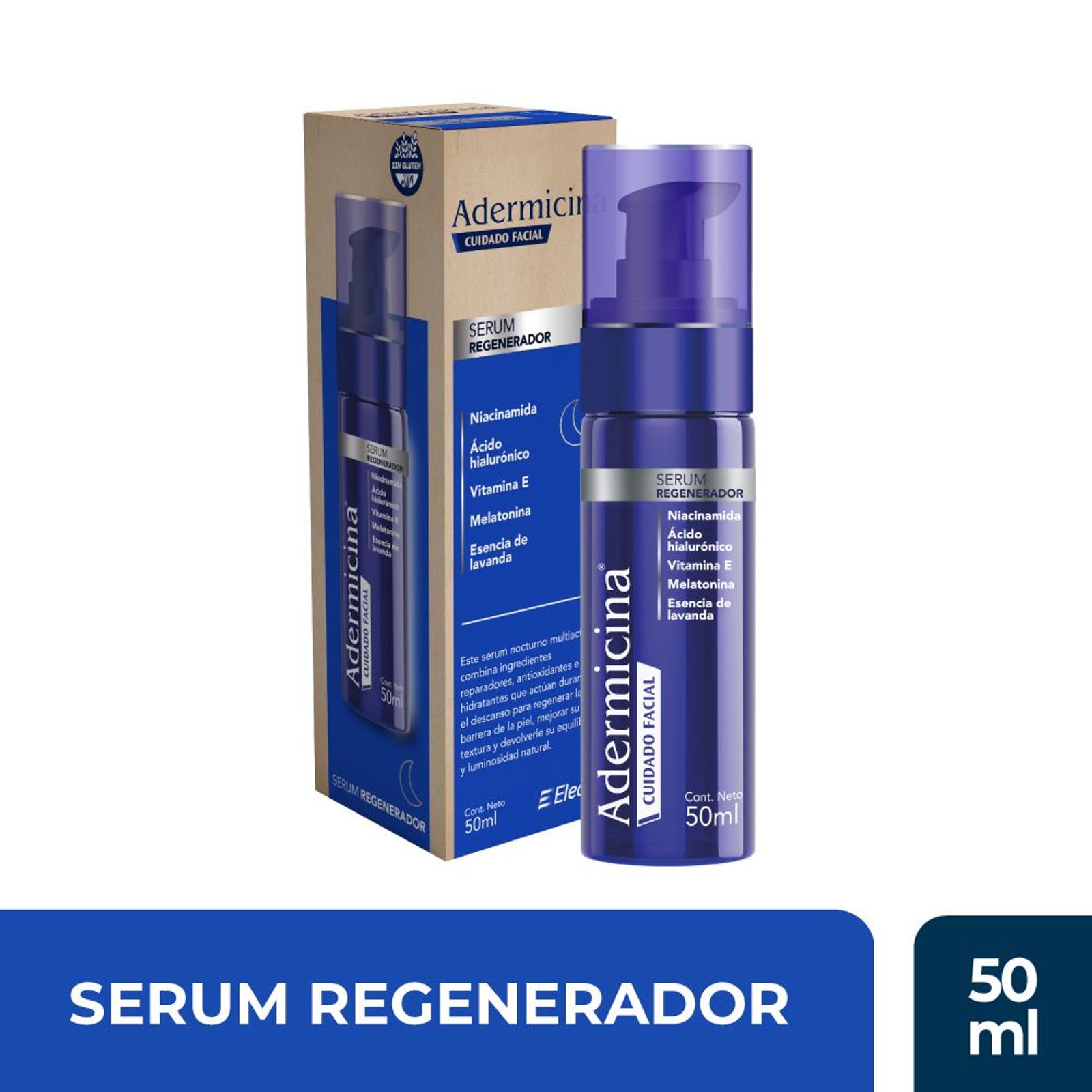 Adermicina Serum Regenerador Noche 50 Ml
