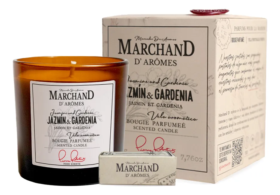 Marchand D´Aromes Vela Aromatica Jazmin & Gardenia