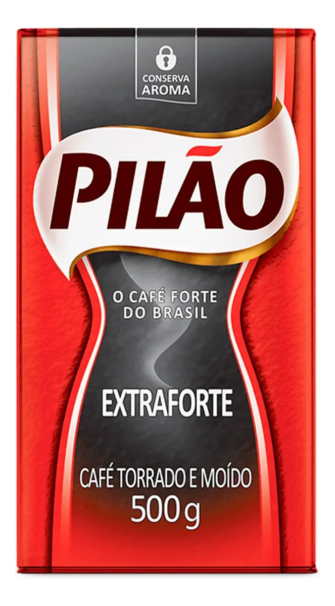 Cafe Pilao Torrado Molido Extra Fuerte 500 Gr