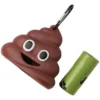 Porta Bolsas Sanitarias Perro Emoji Caca Con Bolsa Inccuida