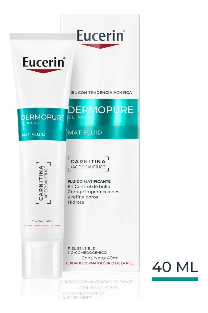 Eucerin Fluido Facial Matificante Pomo 40Ml