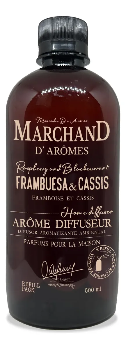 Marchand D´Aromes Repuesto Difusor De Varillas Framb & Cassis