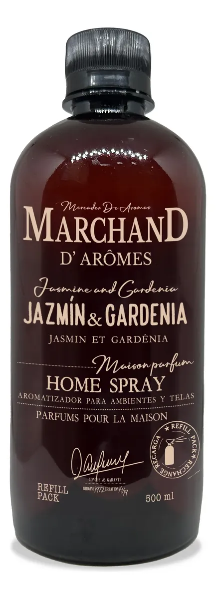 Marchand D´Aromes Aromatizador Repuesto Jazmin Y Gardenia 510Ml